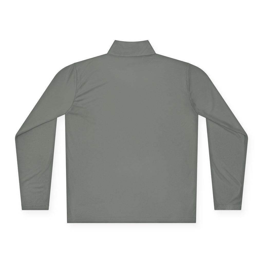 Embroidered Cross Quarter-Zip Pullover — 'SSS' Chest Logo