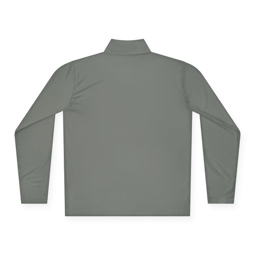 Embroidered Cross Quarter-Zip Pullover — 'SSS' Chest Logo